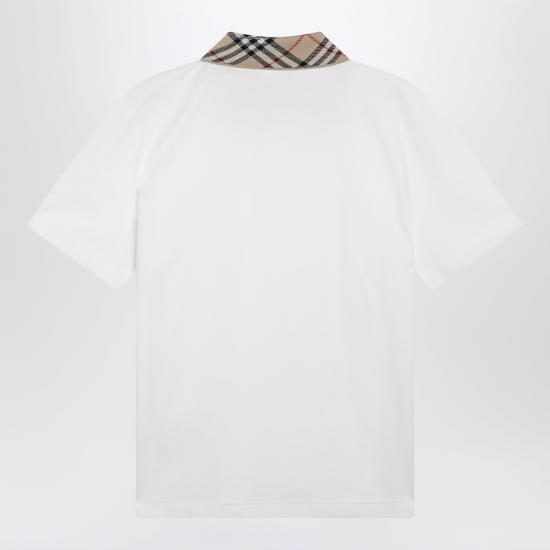 26FW 버버리 폴로 티셔츠 8126966121046 White - BURBERRY