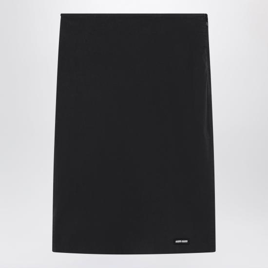 26FW 미우미우 스트레치 포플린 스커트 스트레치 포플린 스커트 MG2776OOO6472 Black