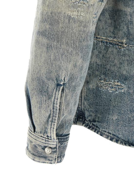 26FW 디젤 데님 셔츠 A03534068YM01 Blue - DIESEL