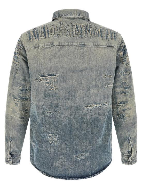 26FW 디젤 데님 셔츠 A03534068YM01 Blue - DIESEL