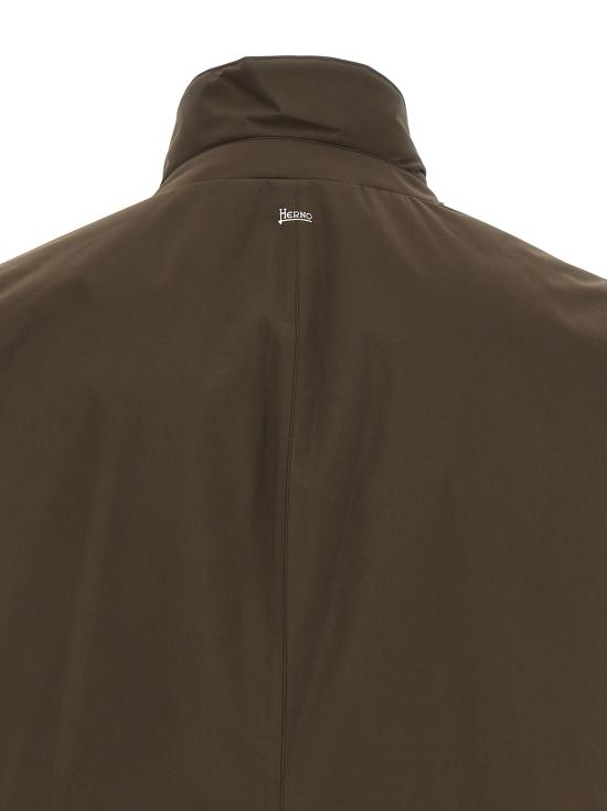 26FW 에르노 2 레이어 윈드스토퍼 이너 디테일 블레이저 PI001243U128408815 Brown - HERNO