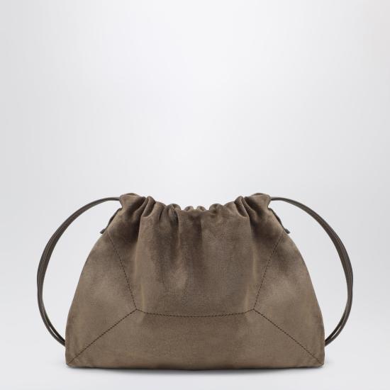 26FW 브루넬로 쿠치넬리 스웨이드 BC 듀오 파우치 백 MBDLD2808LE Brown - BRUNELLO CUCINELLI