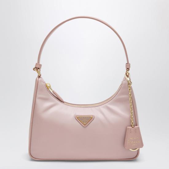 26FW 프라다 리에디션 2005 리나일론 앤 사피아노 미니 백 1N204PR064 Pink