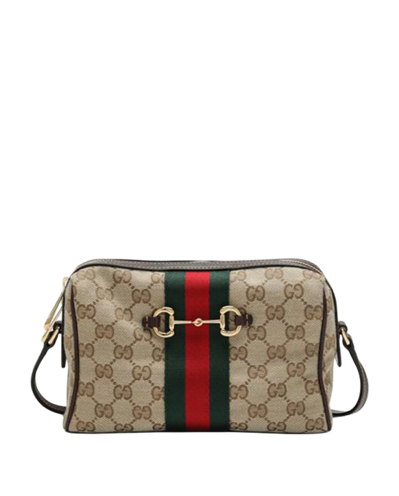 26FW 구찌 구찌 홀스빗 웹 스몰 카메라백 A008PZFAFV9 Beige
