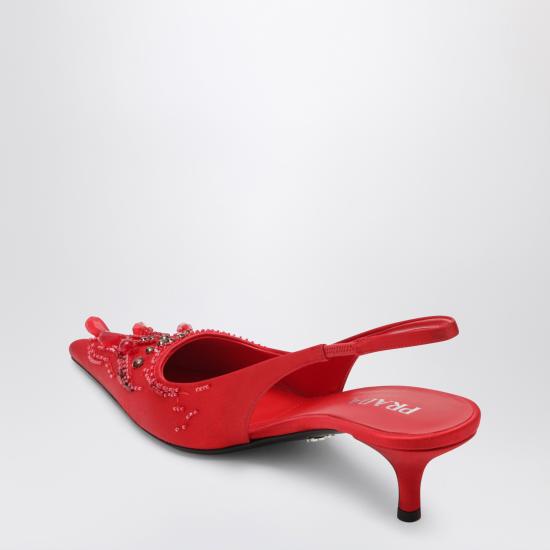26FW 프라다 힐/펌프스 1I640O0553F7I Red - PRADA