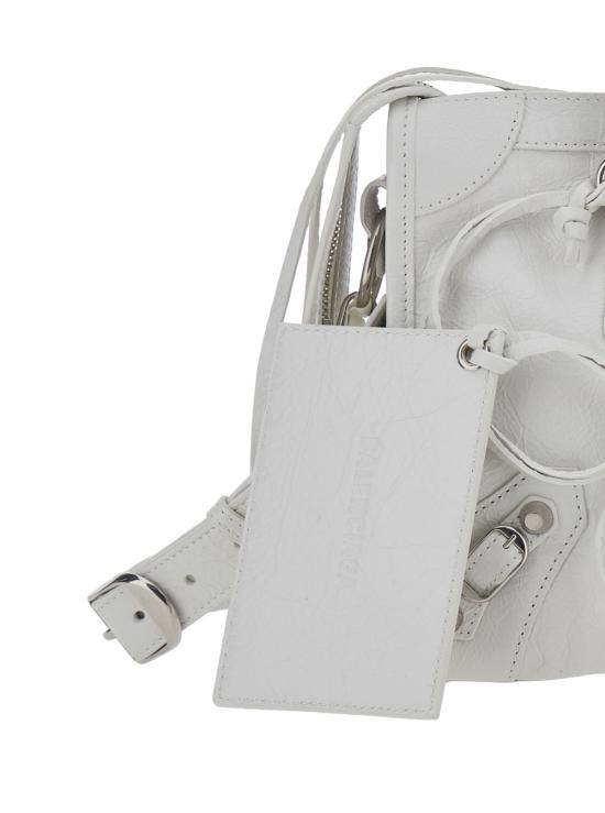 26FW 발렌시아가 르 시티 백 스몰 8657622ACLR9104 White - BALENCIAGA