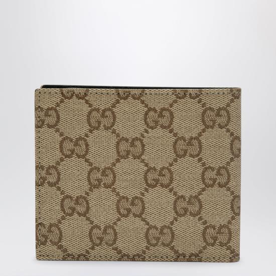 26FW 구찌 에센스 클래식 바이폴드 지갑 876390FAF8A Beige - GUCCI
