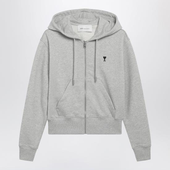 26FW 아미 후드 티셔츠 FSW801730 Grey