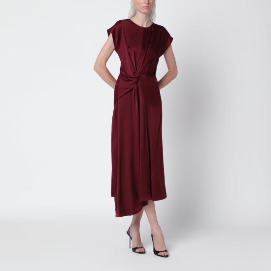 26FW 빅토리아 베컴 원피스 1226WDR007292DPL Burgundy