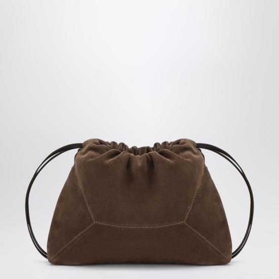 26FW 브루넬로 쿠치넬리 스웨이드 BC 듀오 파우치 백 MBDLD2808LE Brown - BRUNELLO CUCINELLI