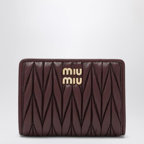 26FW 미우미우 지갑 5ML075AFPP Burgundy