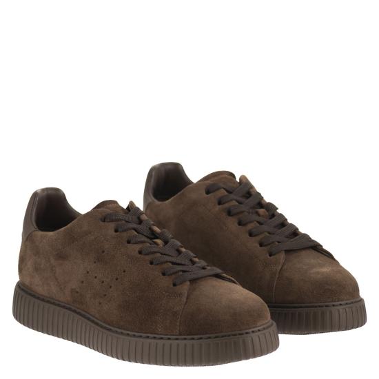 26FW 호간 스니커즈 HXM6770GF5FUHO BROWN - HOGAN