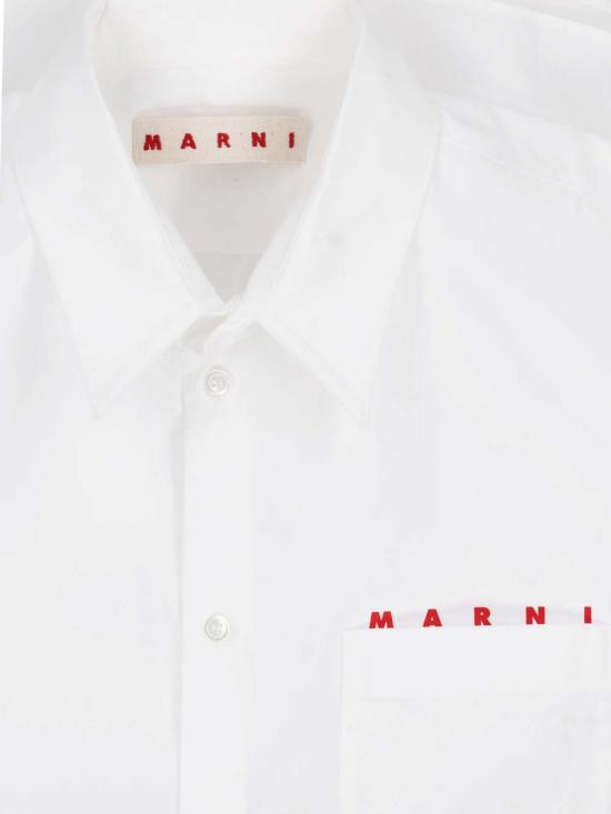 26FW 마르니 셔츠 CUMU0061P4 USCT88 LRW01 WHITE - MARNI