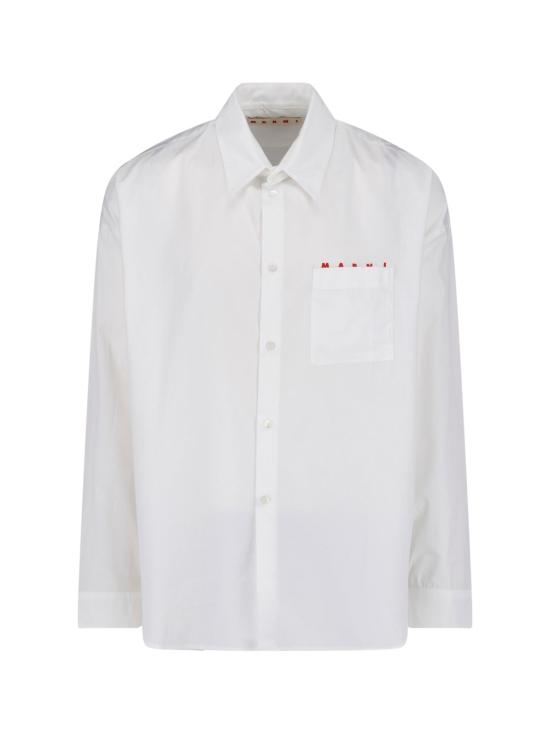 26FW 마르니 셔츠 CUMU0061P4 USCT88 LRW01 WHITE