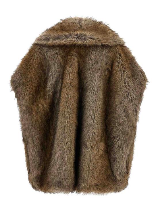 26FW 비비 쿠튀르 베스트 BRIGITTEOVERVESTWOLF BROWN - B&B COUTURE