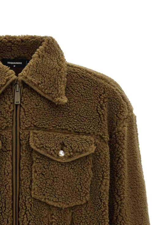 26FW 디스퀘어드2 자켓 S74AM1719S25602136 BROWN - DSQUARED2