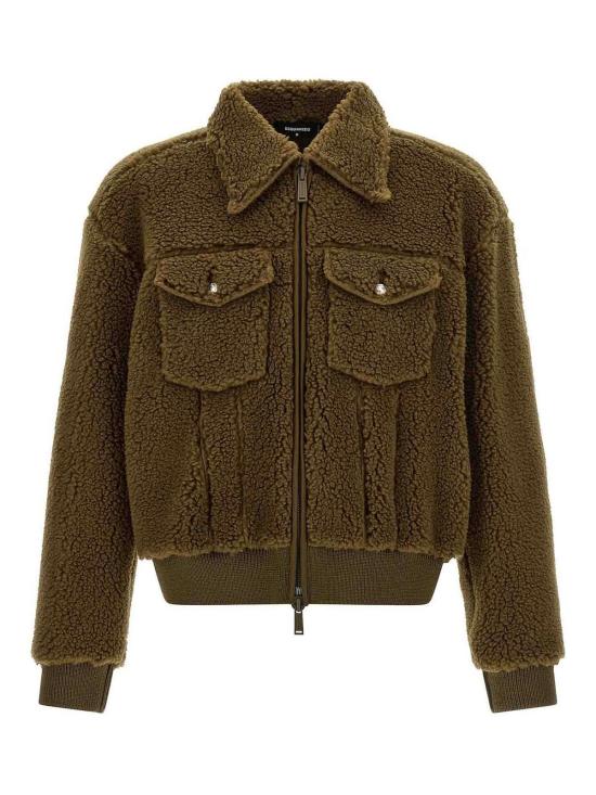 26FW 디스퀘어드2 자켓 S74AM1719S25602136 BROWN
