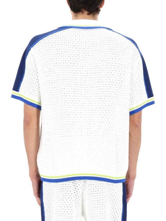26SS 카사블랑카 셔츠 MSS26KW131001WHITEBLUE MULTICOLOUR - CASABLANCA