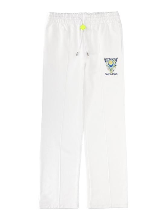26SS 카사블랑카 트레이닝/조거 팬츠 MSP26JTR05102TENNISCLUBICON WHITE