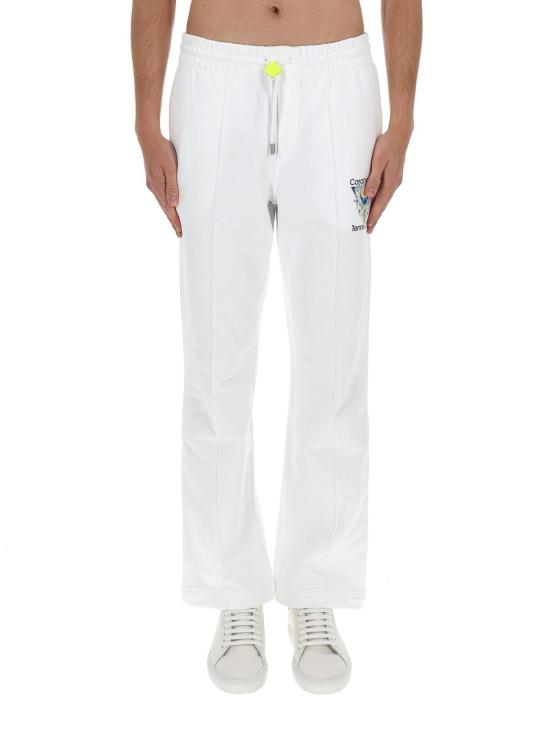 26SS 카사블랑카 트레이닝/조거 팬츠 MSP26JTR05102TENNISCLUBICON WHITE - CASABLANCA