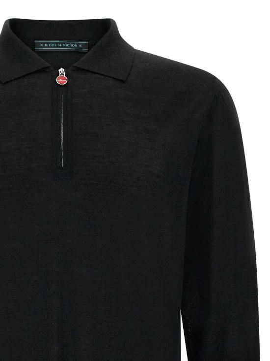  키톤 폴로 티셔츠 UMK0493K501B Black - KITON