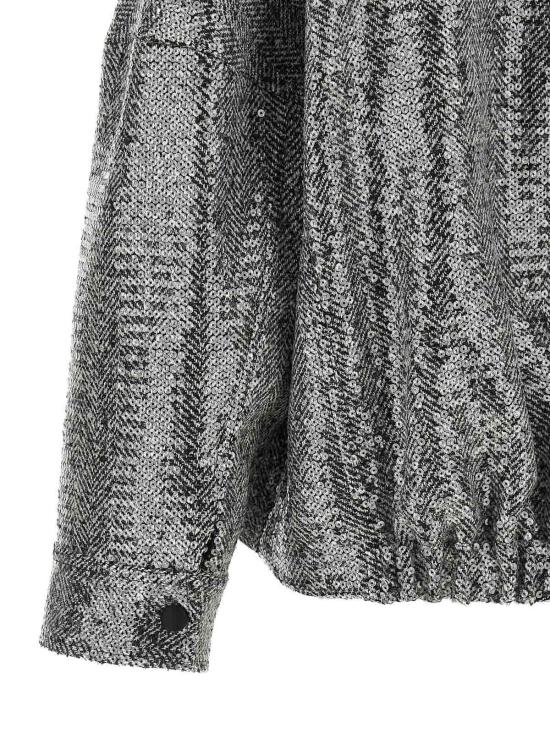 26FW 핑코 숏팬츠 107145A3FEZZ2 Silver - PINKO