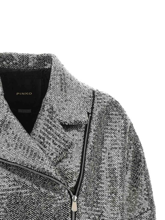 26FW 핑코 숏팬츠 107145A3FEZZ2 Silver - PINKO
