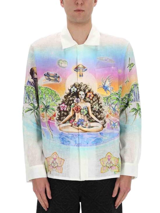 26SS 카사블랑카 셔츠 MSS26SH00605INNOCENCE MULTICOLOUR - CASABLANCA