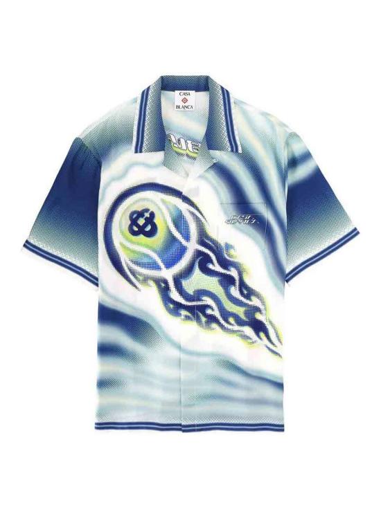 26SS 카사블랑카 셔츠 MSP26SH00306THEARTOF BLUE