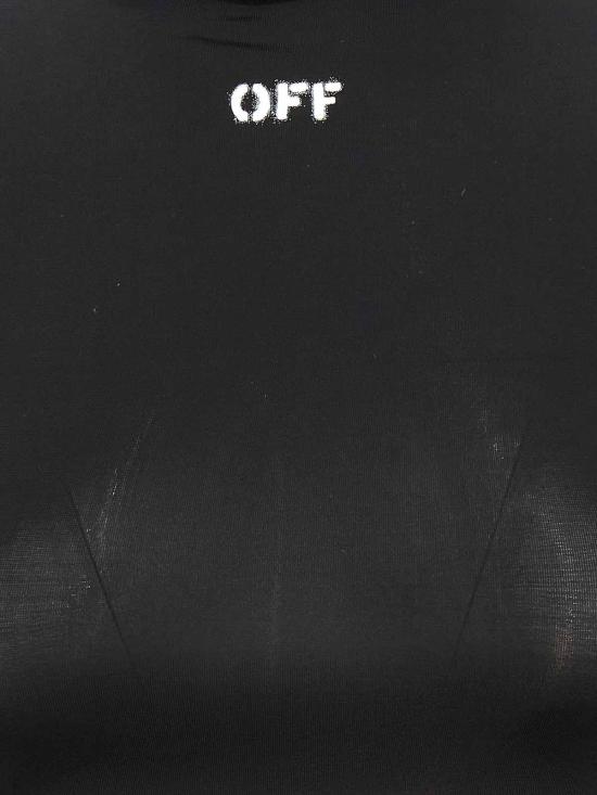  오프화이트 반팔 티셔츠 2FA00629TW003 BLACK - OFF WHITE