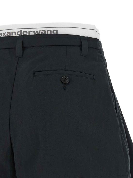 26FW 알렉산더 왕 숏팬츠 1WC3264042001 Black - ALEXANDER WANG