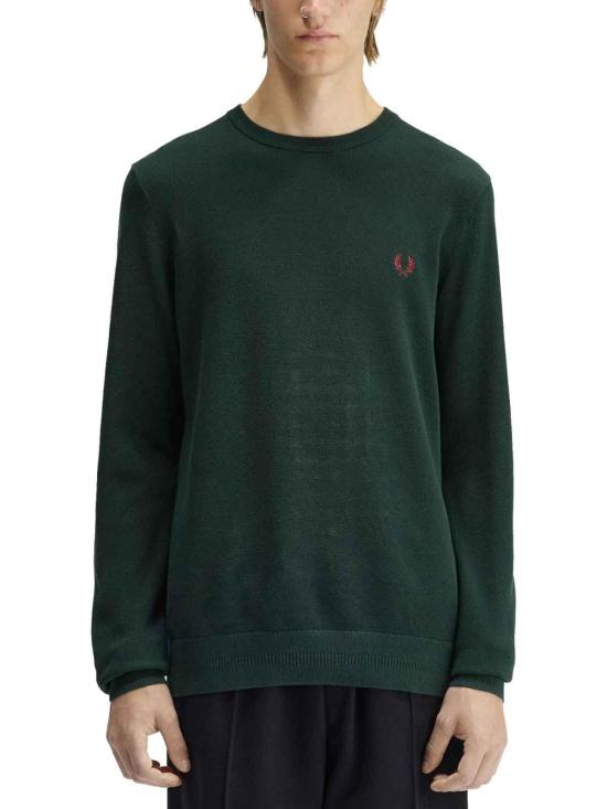 26SS 프레드페리 스웨터 FPK13095730A GREEN - FRED PERRY