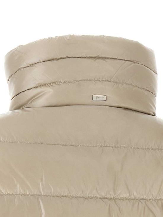 26FW 에르노 하이 퍼널넥 드로스트링 패딩 자켓 PI00191DR12017Z1985 BEIGE - HERNO