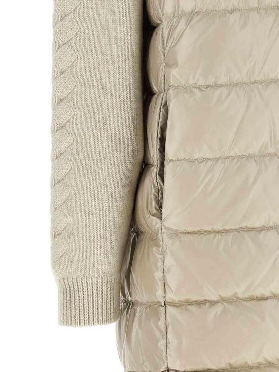 26FW 에르노 하이 퍼널넥 드로스트링 패딩 자켓 PI00191DR12017Z1985 BEIGE - HERNO