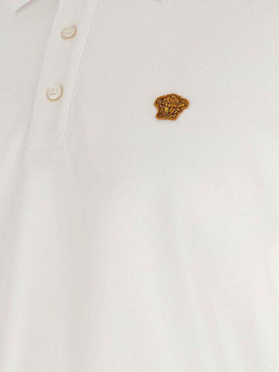  베르사체 폴로 티셔츠 10139061A156941W000 White - VERSACE