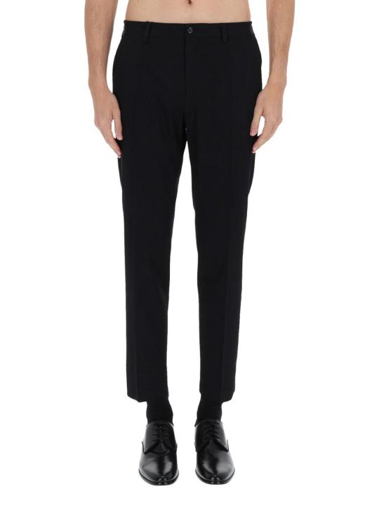 26SS 돌체앤가바나 스트레이트 팬츠 GW13ETFUBGZN0000 Black - DOLCE & GABBANA