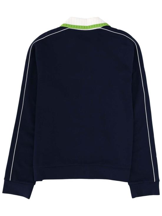 26SS 카사블랑카 탑 MSP26JTP39101NAVY Blue - CASABLANCA
