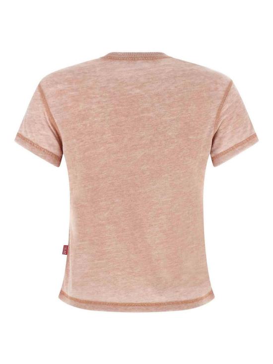 26FW 디젤 반팔 티셔츠 A232400PLBQ7EK NUDE NEUTRALS - DIESEL