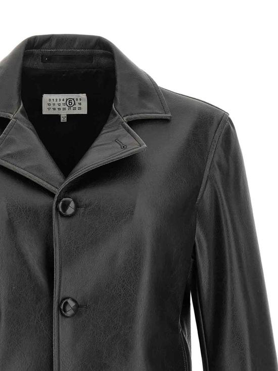 26FW MM6 메종마르지엘라 가죽 자켓 SH0AM0102M35455900 BLACK - MM6 MAISON MARGIELA