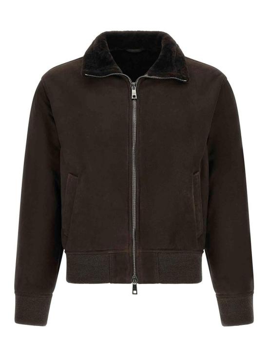 26FW 조르지오 브라토 봄버 자켓 GU27F01005 Brown