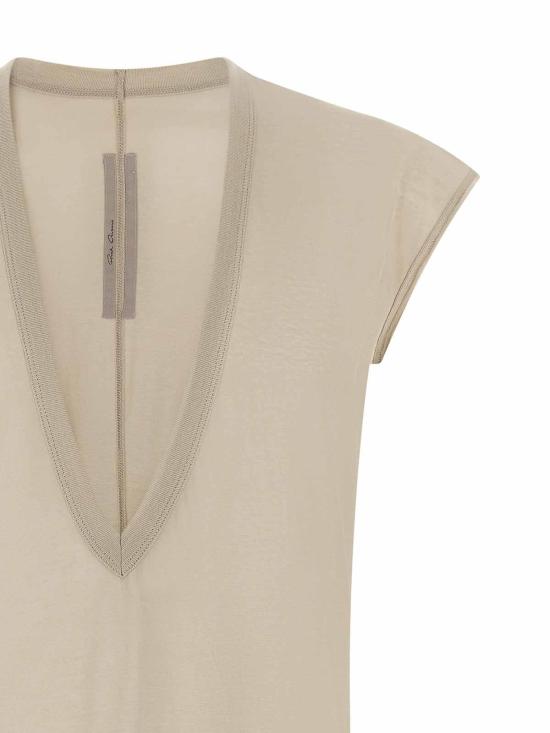  릭 오웬스 민소매 티셔츠 RU02F4157UC08 Beige - RICK OWENS