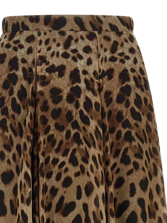 26FW 돌체앤가바나 롱 스커트 F4DC8TFS1ARHY13M Brown - DOLCE & GABBANA