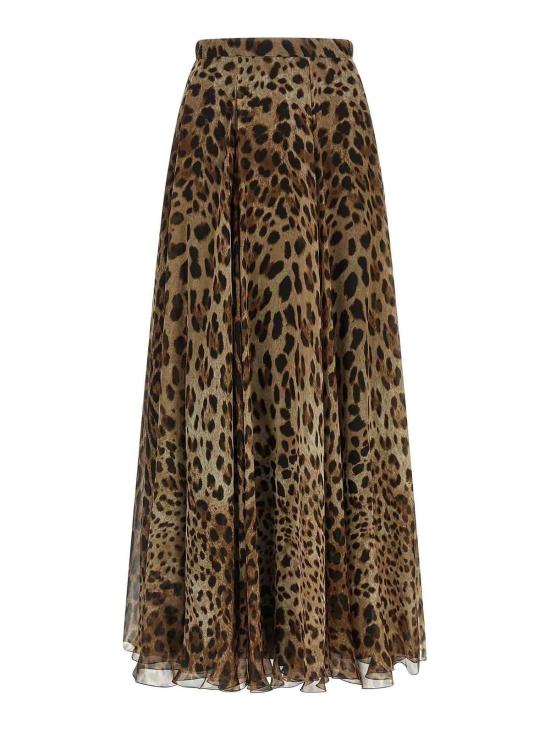 26FW 돌체앤가바나 롱 스커트 F4DC8TFS1ARHY13M Brown
