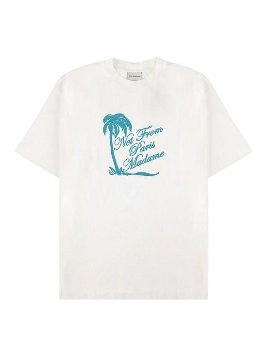 26SS 드롤드무슈 반팔 티셔츠 TS297CO002OFFWHITE