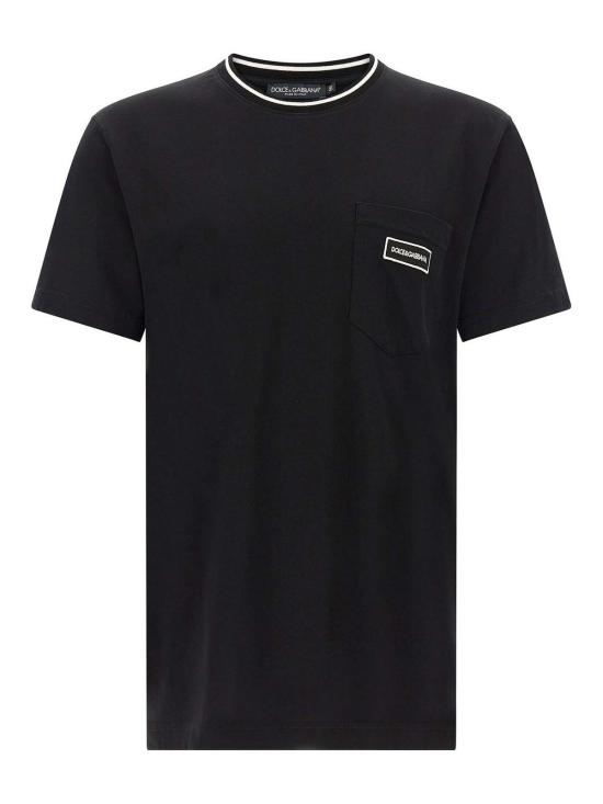 26FW 돌체앤가바나 반팔 티셔츠 G8RA2ZG7Q2PN0000 BLACK