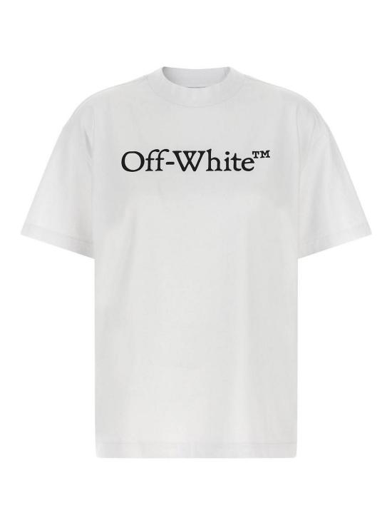 26FW 오프화이트 반팔 티셔츠 2FA00677TW102 WHITE