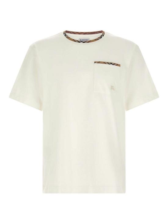 26FW 버버리 반팔 티셔츠 8127629 WHITE