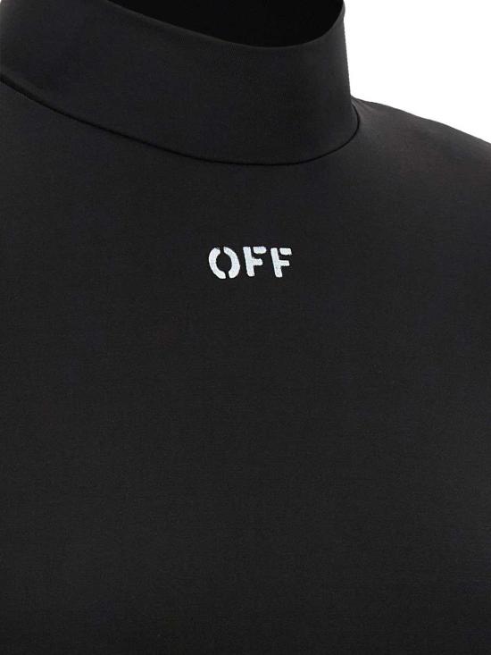  오프화이트 긴팔 티셔츠 2FB00628TW003 Black - OFF WHITE