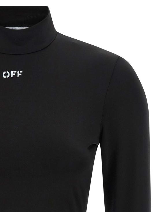  오프화이트 긴팔 티셔츠 2FB00628TW003 Black - OFF WHITE