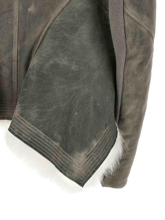 26FW 릭 오웬스 시어링 가죽 무스탕 자켓 시어링 가죽 무스탕 자켓 RP02F5731LSHTS4871 - RICK OWENS